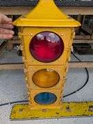 Vintage Cast Aluminum 4-Way Traffic Signal