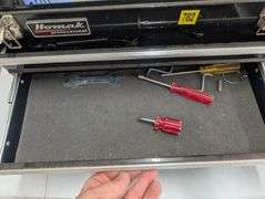 Homak toolbox with contents