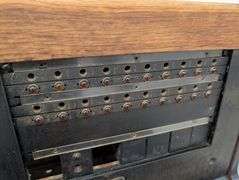Vintage Western Electric Telephone Switchboard Desk