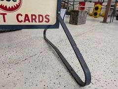 Vintage SOC Boy Credit Card Sign