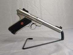 Ruger MKII in .22lr with target grip