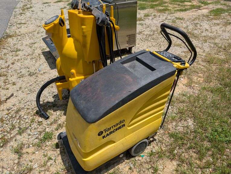 Lot of 2 non-running commercial floor scrubbers