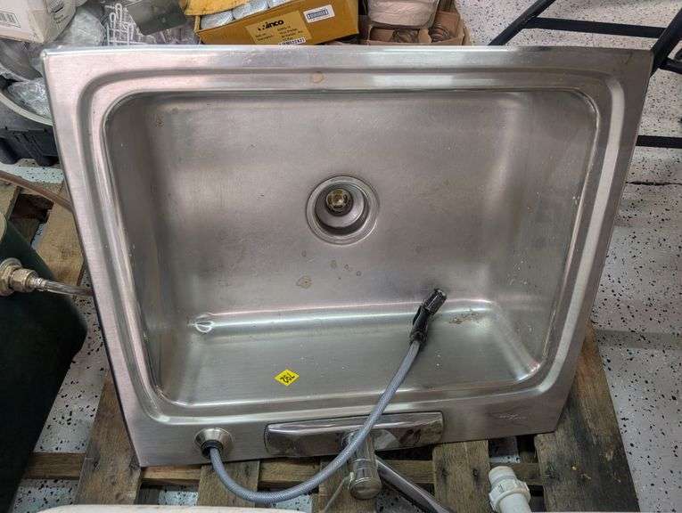 Stainless single basin insert sink