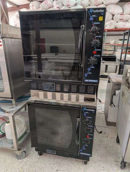 Moffat Turbofan 32 double stack PROPANE convection ovens
