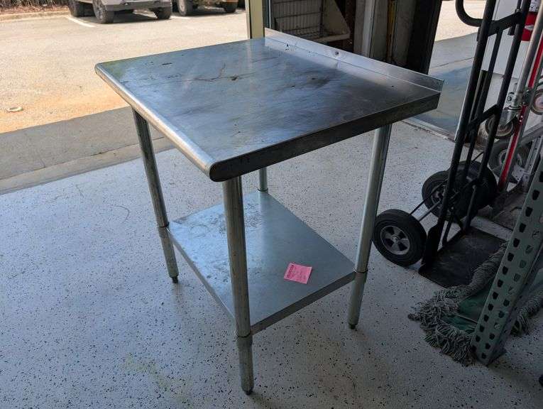Commercial Stainless Prep Table. 30"x35"x25"