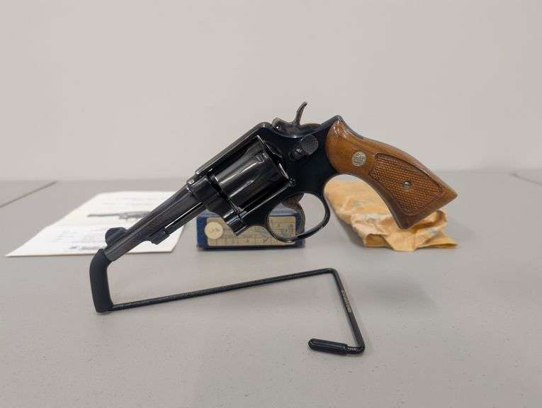 Smith & Wesson Model 10 in .38 Special. Never fired.