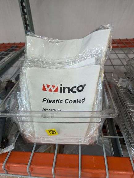 Large lot of Winco plastic coated icing bags