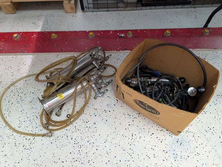 Misc lot of beer taps