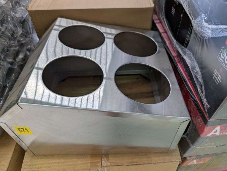 lot of miscellaneous flatware holders.