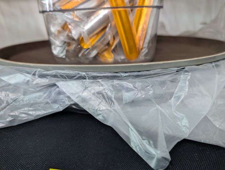 Bulk lot of serving platters and table crumbers