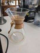 lot of electric gooseneck kettle, and glass pour over coffee caraffe