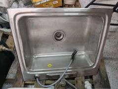 Stainless single basin insert sink