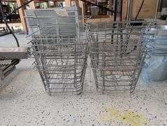 Lot of 16 Light Duty Chaffer Pan Racks