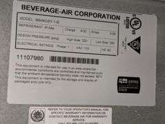 Beverage Air BB48GSY-1-B Back Bar Cooler