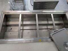 Commercial Stainless 4 Well Buffet Serving Table