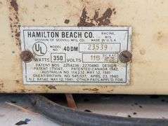 Vintage Hamilton Beach 3 Spindle Milkshake Mixer