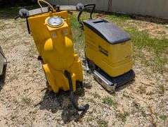 Lot of 2 non-running commercial floor scrubbers