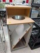 Rolling trash can cover