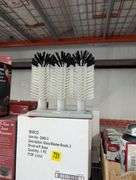 Lot of five 3 brush glass washer brushes