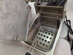 Zokop single cylinder, single sieve electric fryer