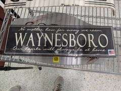 lot of three decorative signs