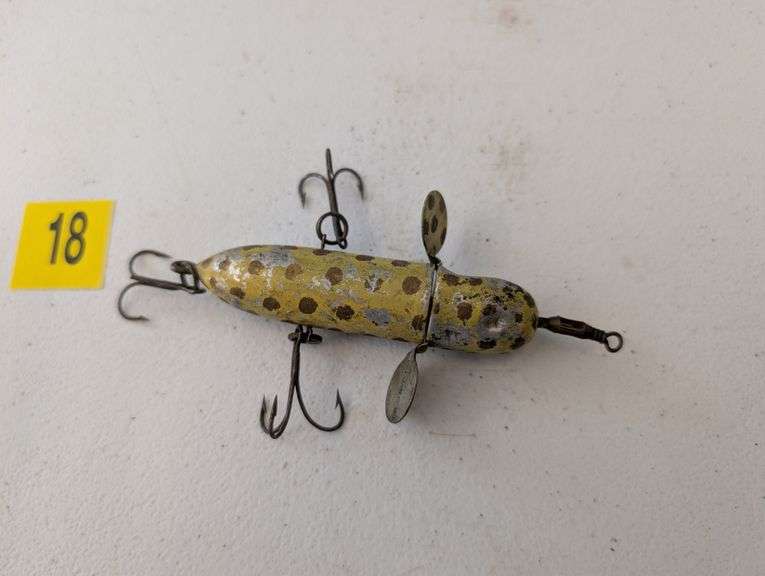 Vintage Livingston S Hinckley "Yellow Bird Phantom" Fishing Lure