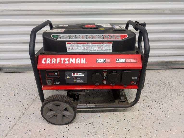 Craftsman 3,650/4,550 Watt Generator