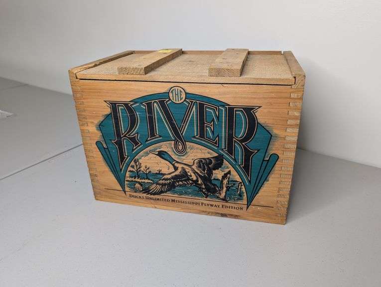 Ducks Unlimited / Remington Collectors Wooden Ammo Crate