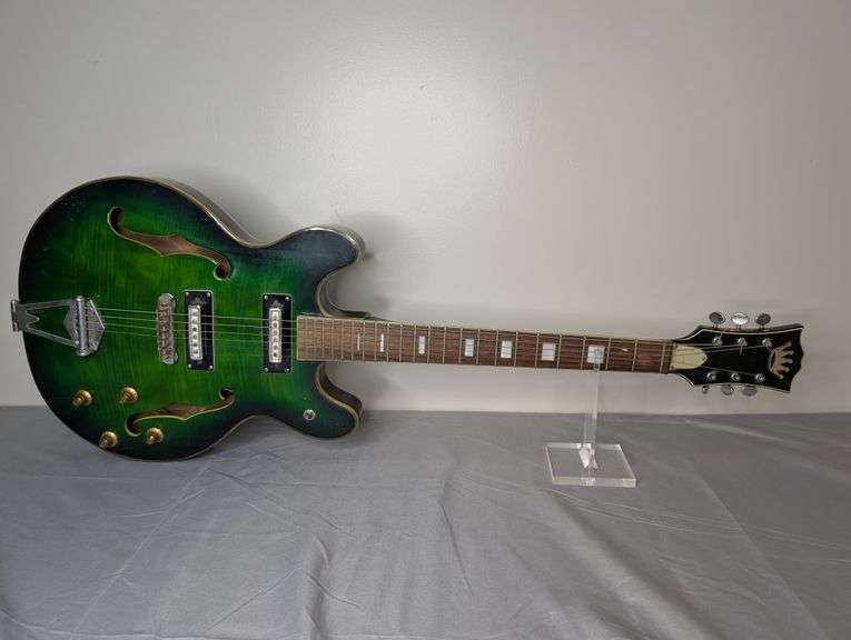 Vintage Crown Electric Hollowbody Guitar