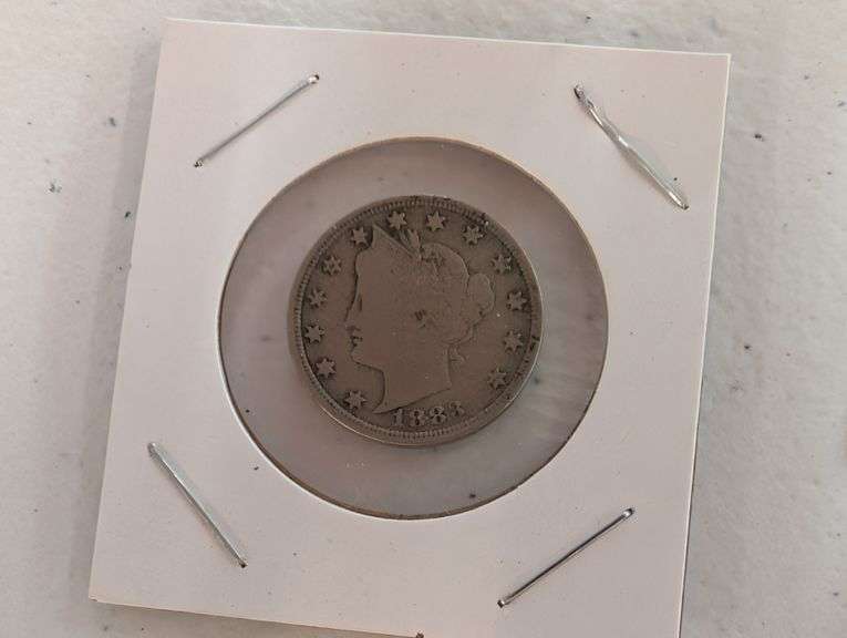 1883 V Nickel. No "cents"