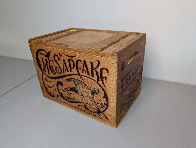 Ducks Unlimited / Remington Collectors Wooden Ammo Crate