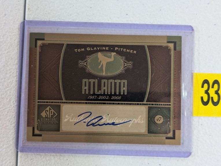 Tom Glavine 2012 SP Signature Series Autograph