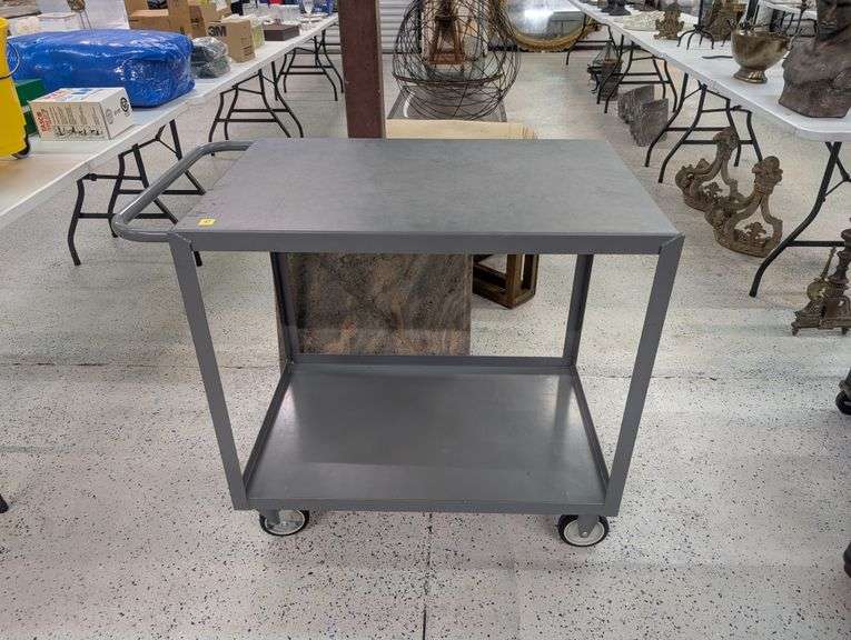ULINE heavy duty metal utility cart. 36x24x35