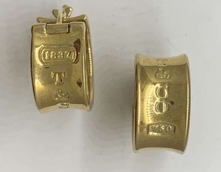 Tiffany 1837 Collection 18k Gold Earrings