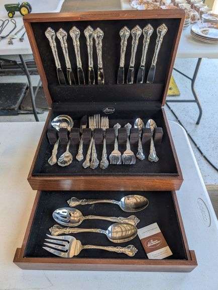 42 Piece Reed & Barton "Savannah" Sterling Flatware Set