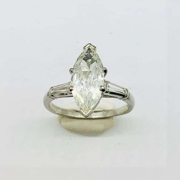 UNK 2.99tcw Diamond Platinum Ring