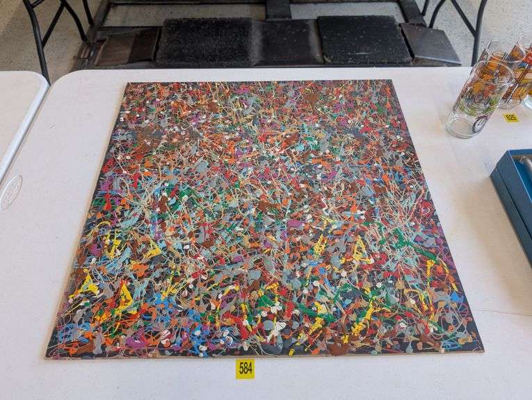 Dusty Rumsey Original Art. 24"x24" on Masonite Board