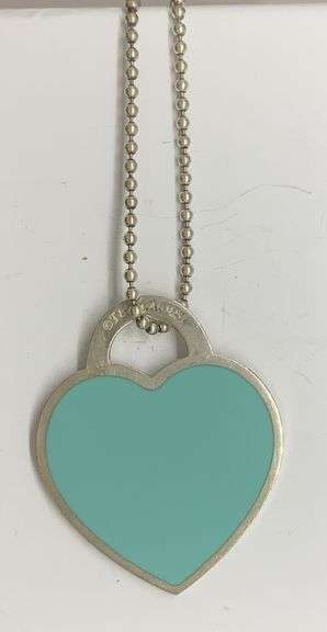 Tiffany Sterling Dog Tag Necklace