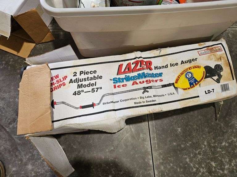 Ice fishing equipment Lee Real Estate & Auction Service