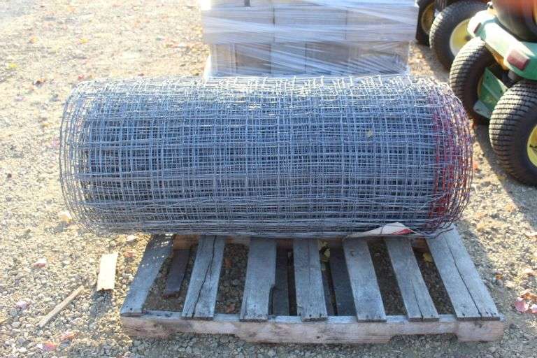New roll of 4" x 4" wire fencing Lee Real Estate & Auction Service
