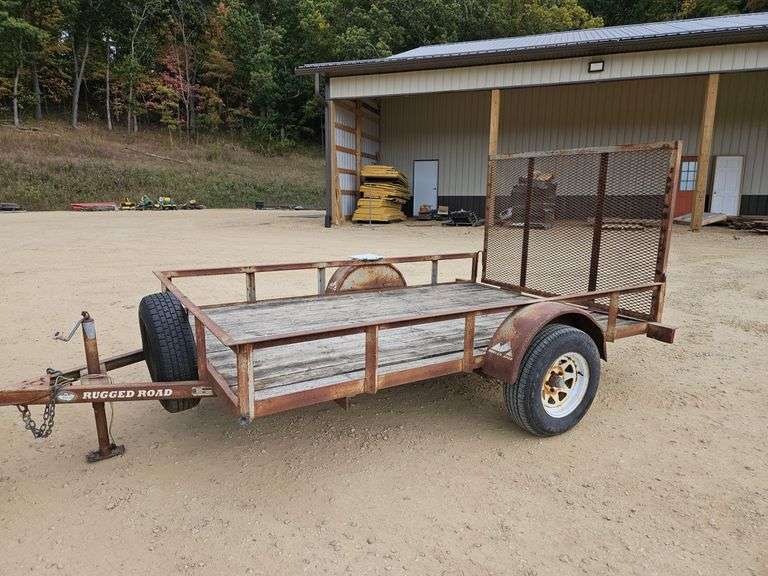 6' x 10-ft. Single Axle Trailer