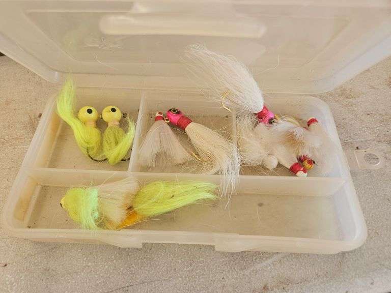 Fishing Lures in Tackle Organizers Lee Real Estate & Auction Service