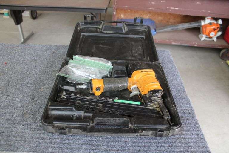 Bostitch pneumatic brad nailer w/case Lee Real Estate & Auction Service