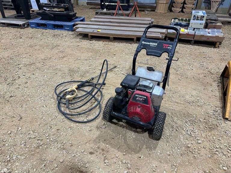 Power Boss Pressure Washer Lee Real Estate & Auction Service