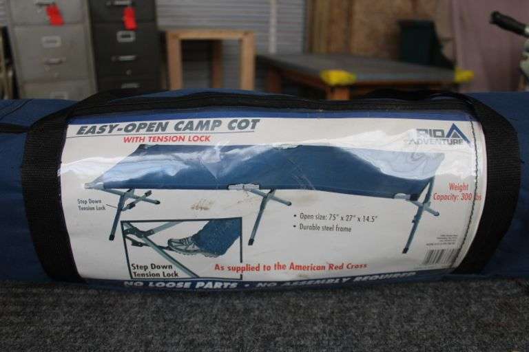 Rio Adventure camp cot Lee Real Estate & Auction Service