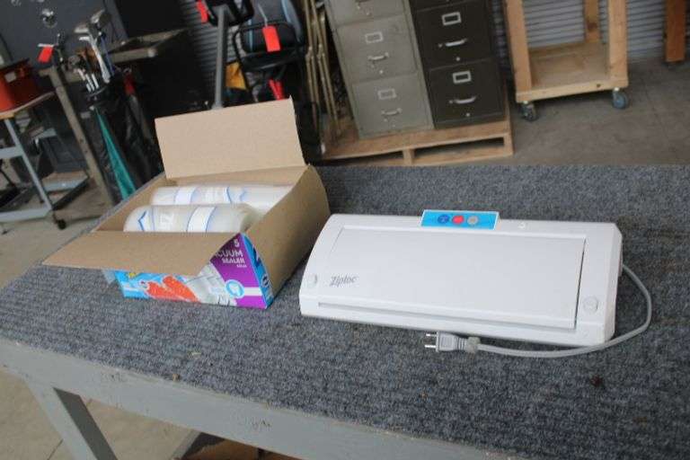 Ziploc vacuum sealer & bags Lee Real Estate & Auction Service