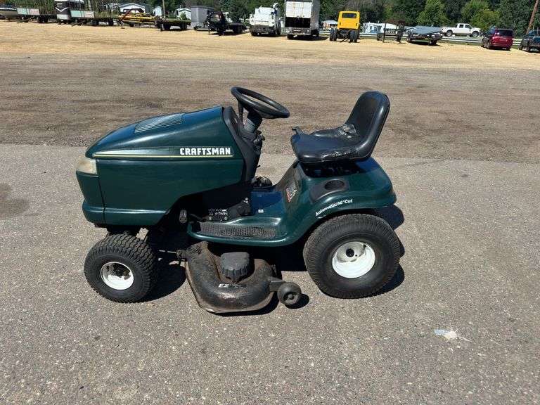 Craftsman 46” Riding Lawn Mower Lee Real Estate & Auction Service