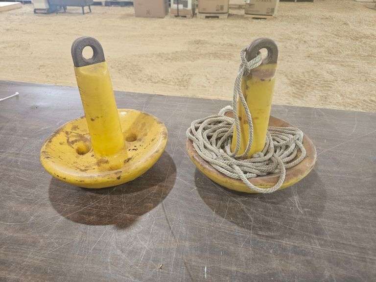 (2) Estimate 20-lb. Anchors - yellow