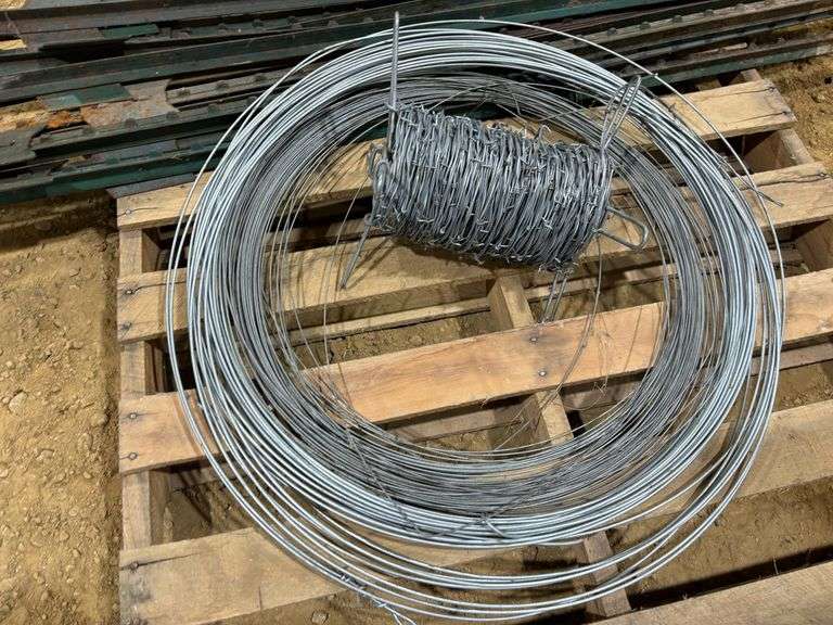 (11+/-) Fence Posts & Wire