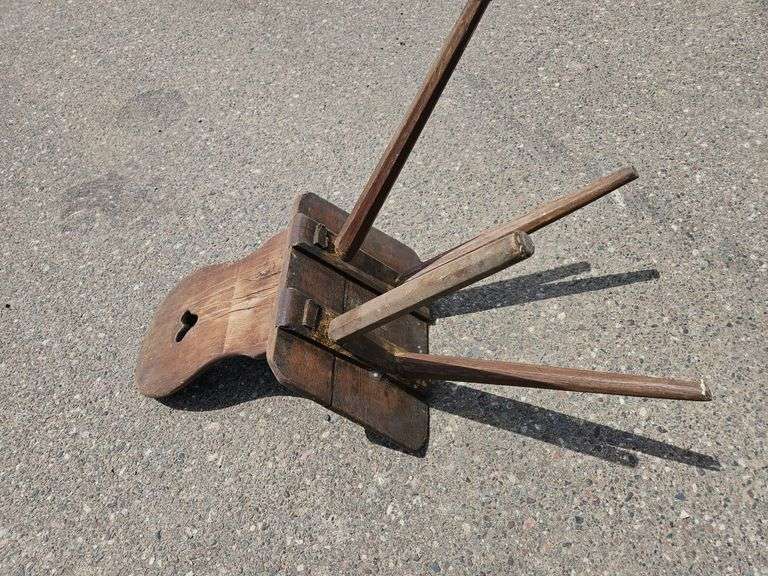 Antique Milk Stool
